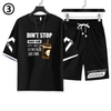 デザイン性抜群 カジュアル Tシャツ & ショーツ セットアップ U-80068