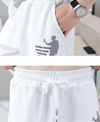 男女兼用 人気 カジュアル Tシャツ & ショーツ セットアップ U-80076