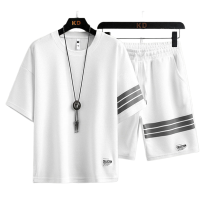 デザイン性抜群 カジュアル Tシャツ & ショーツ セットアップ U-80077