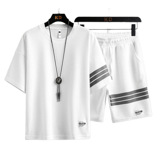 デザイン性抜群 カジュアル Tシャツ & ショーツ セットアップ U-80077