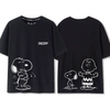 男女兼用 プリント シンプル 半袖 Tシャツ U-13406