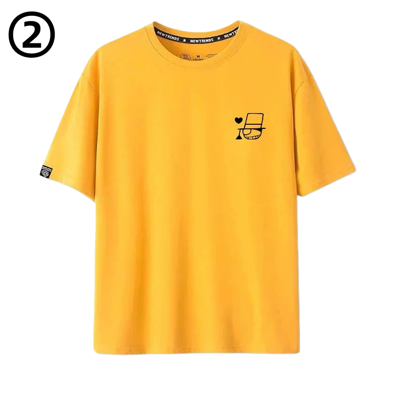 通気性よい 男女兼用 シンプル 半袖 Tシャツ U-13417