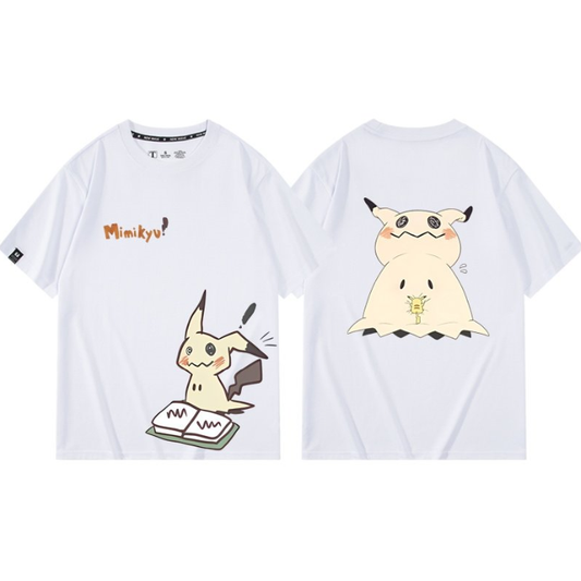男女兼用 シンプル プリント 半袖 Tシャツ U-13405