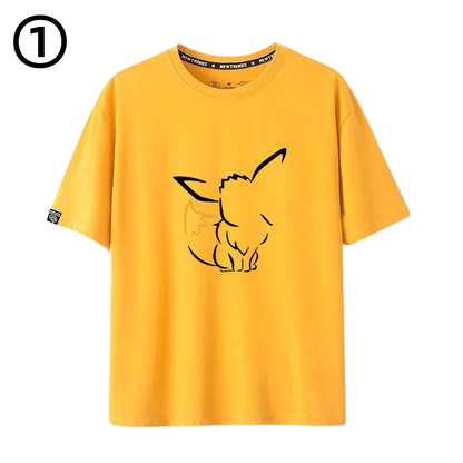 男女兼用 かわいい カジュアル 半袖 Tシャツ U-13426