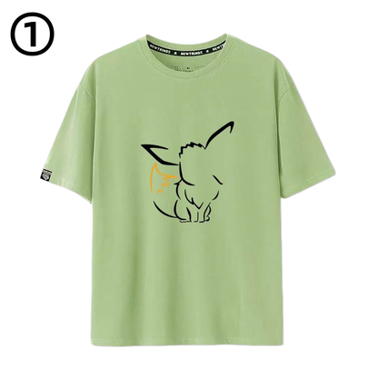 男女兼用 かわいい カジュアル 半袖 Tシャツ U-13426