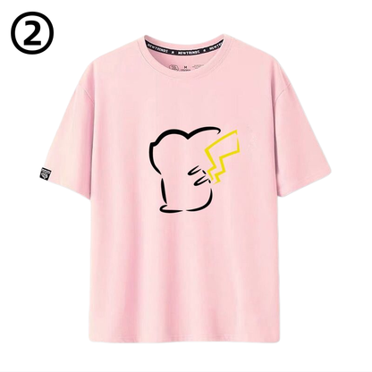 男女兼用 かわいい カジュアル 半袖 Tシャツ U-13426
