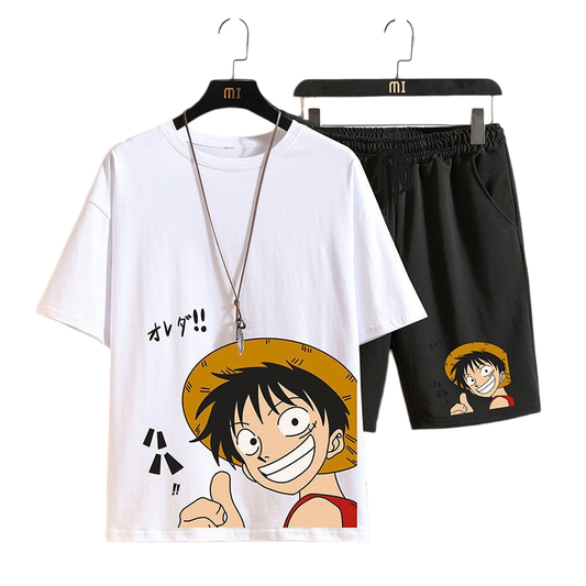 男女兼用 カジュアル Tシャツ & ショーツ セットアップ U-13429
