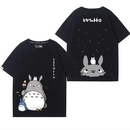 男女兼用 カジュアル プリント 半袖 Tシャツ U-13436