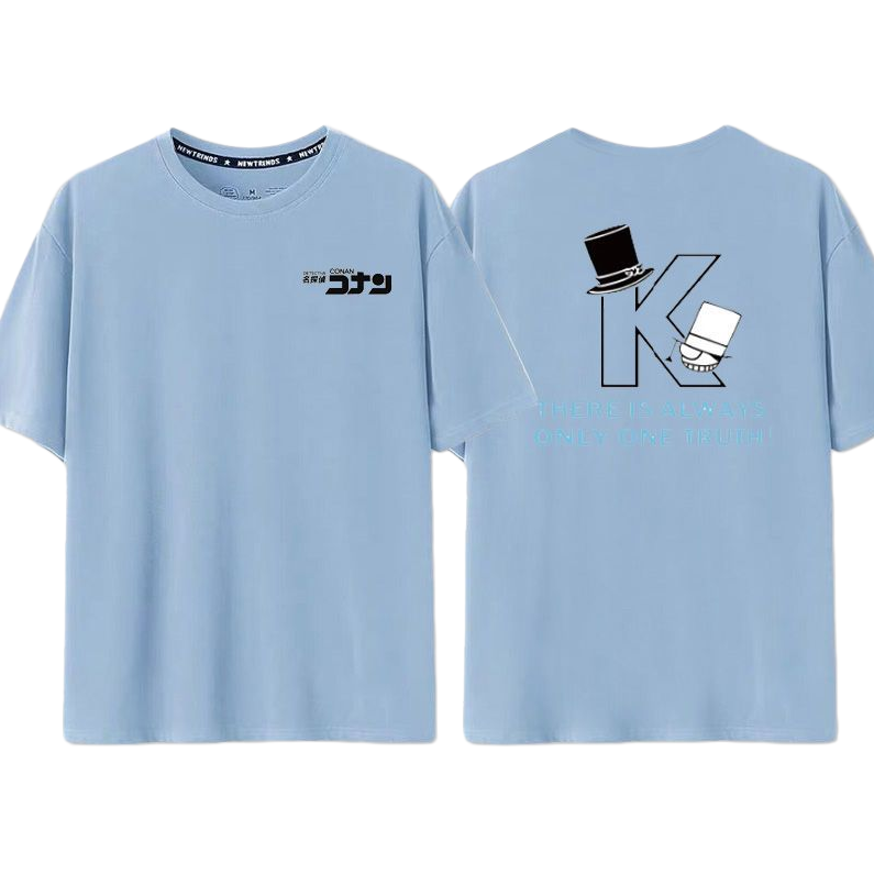 男女兼用 ファッショ プリント 半袖 Tシャツ U-13439