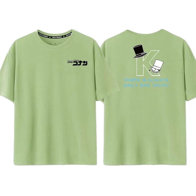 男女兼用 ファッショ プリント 半袖 Tシャツ U-13439