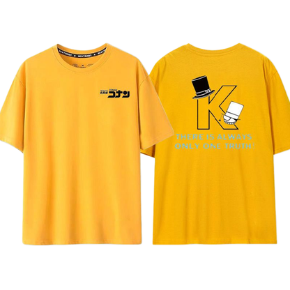 男女兼用 ファッショ プリント 半袖 Tシャツ U-13439