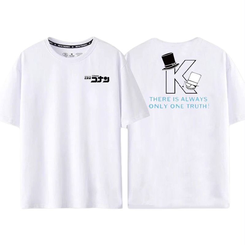 男女兼用 ファッショ プリント 半袖 Tシャツ U-13439