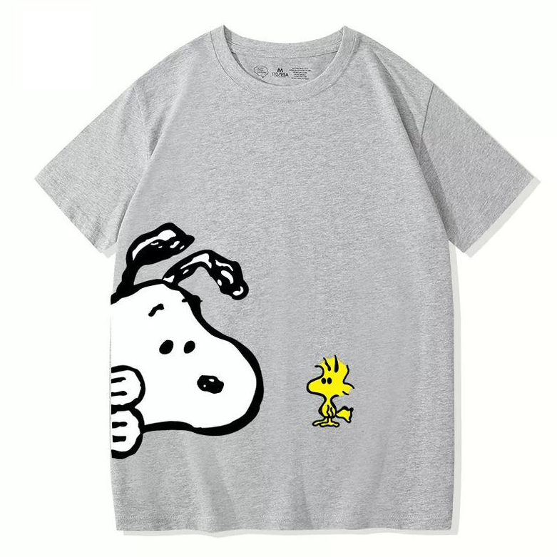 男女兼用 ファッショ プリント 半袖 Tシャツ U-13452