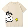 男女兼用 ファッショ プリント 半袖 Tシャツ U-13452