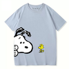 男女兼用 ファッショ プリント 半袖 Tシャツ U-13452
