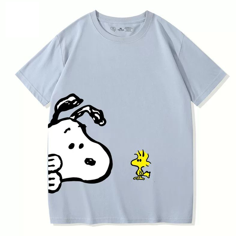 男女兼用 ファッショ プリント 半袖 Tシャツ U-13452