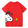 男女兼用 ファッショ プリント 半袖 Tシャツ U-13452