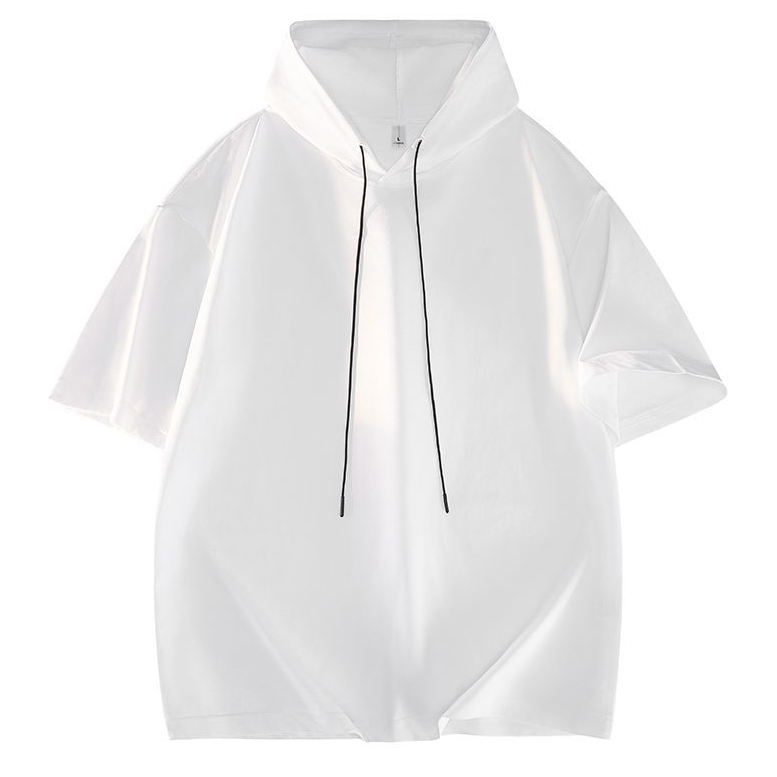 フード付き ファッショ 半袖 Tシャツ U-80093