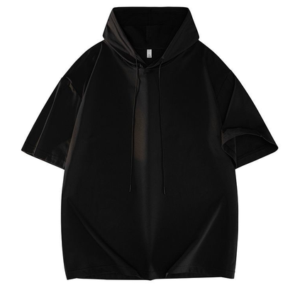 フード付き ファッショ 半袖 Tシャツ U-80093