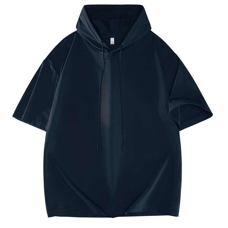 フード付き ファッショ 半袖 Tシャツ U-80093
