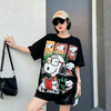 ファッショ プリント 半袖 Tシャツ U-13450