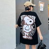 ファッショ プリント 半袖 Tシャツ U-13450