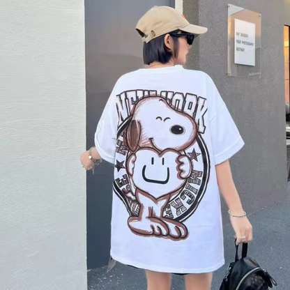 ファッショ プリント 半袖 Tシャツ U-13450
