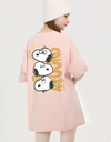 大人可愛い プリント ファッショ 半袖 Tシャツ U-13454