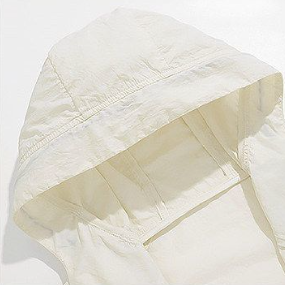 接触冷感 吸汗速乾 男女兼用 必見 軽量 UVカットパーカー U-13458