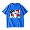 男女兼用 新作 プリント 肌触りよい Tシャツ U-13462