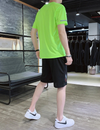 今季トレンド スポーツ Tシャツ & ショーツ セットアップ U-80096
