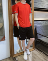 今季トレンド スポーツ Tシャツ & ショーツ セットアップ U-80096