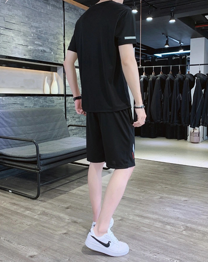今季トレンド スポーツ Tシャツ & ショーツ セットアップ U-80096