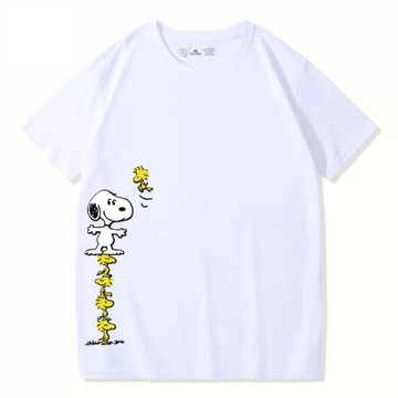 男女兼用 プリント ファッショ 半袖 Tシャツ U-13459