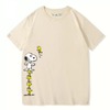 男女兼用 プリント ファッショ 半袖 Tシャツ U-13459