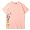 男女兼用 プリント ファッショ 半袖 Tシャツ U-13459