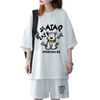 売れ筋 プリント Tシャツ & ショーツ セットアップ U-80100