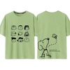 男女兼用 カジュアル プリント Tシャツ U-13464