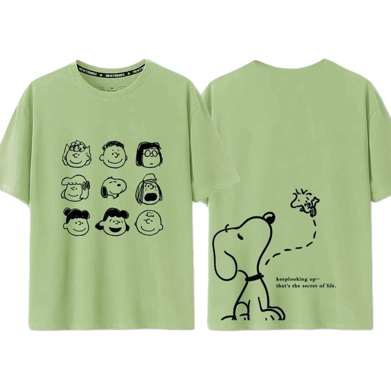 男女兼用 カジュアル プリント Tシャツ U-13464