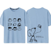 男女兼用 カジュアル プリント Tシャツ U-13464