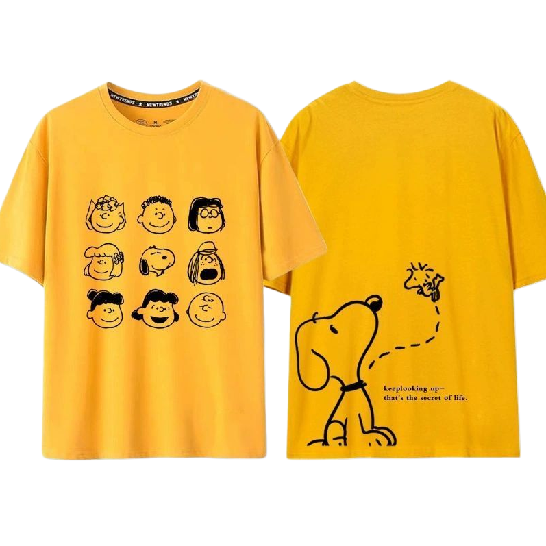 男女兼用 カジュアル プリント Tシャツ U-13464