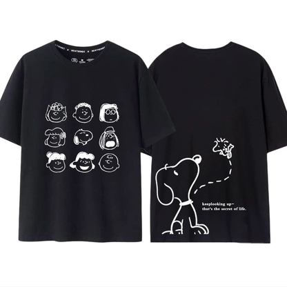男女兼用 カジュアル プリント Tシャツ U-13464