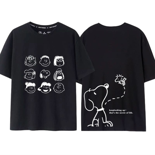 男女兼用 カジュアル プリント Tシャツ U-13464