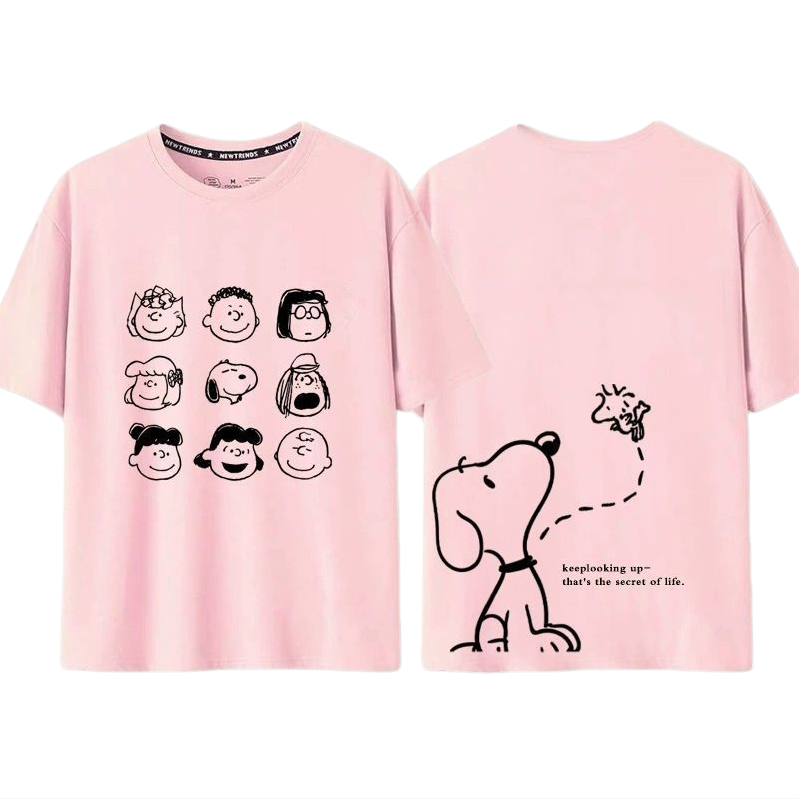 男女兼用 カジュアル プリント Tシャツ U-13464