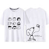 男女兼用 カジュアル プリント Tシャツ U-13464
