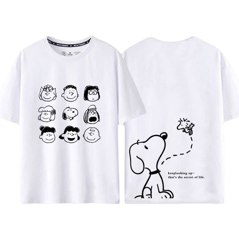 男女兼用 カジュアル プリント Tシャツ U-13464