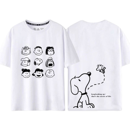 男女兼用 カジュアル プリント Tシャツ U-13464