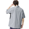 速乾通気素材 軽量 ジップ Tシャツ U-80105