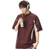 速乾通気素材 軽量 ジップ Tシャツ U-80105