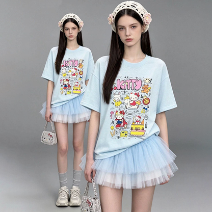新作トレンド プリント カジュアル Tシャツ U-13470